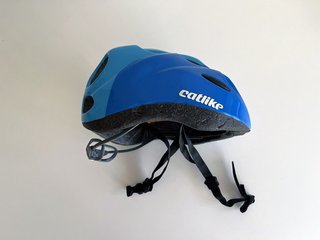 Casco bicicleta infantil  azul