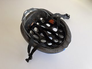 Casco bicicleta infantil  azul