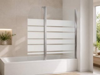 MAMPARA BAÑERA 2H 140 x 120 cm (D)
