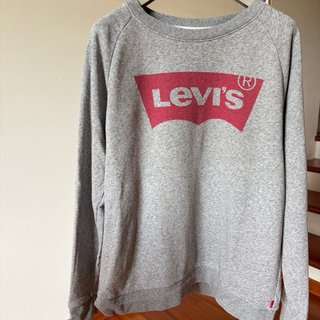 Felpa Levi's grigio melange girocollo