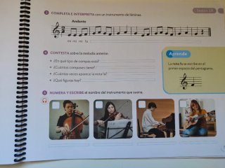 Libro Música Primaria 2 Nuevo Acordes