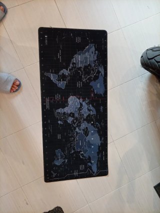 Alfombrilla ordenador mapa mundial Sublim