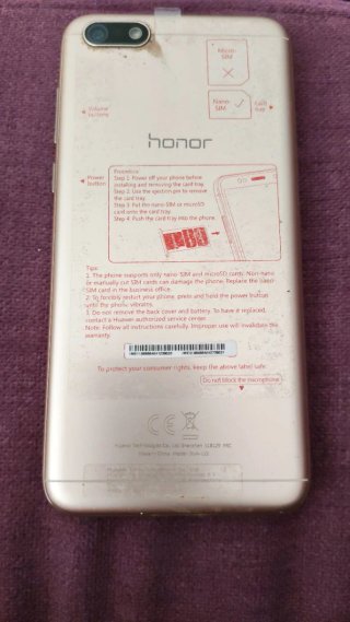 Honor 7S 16GB Blanco/Dorado