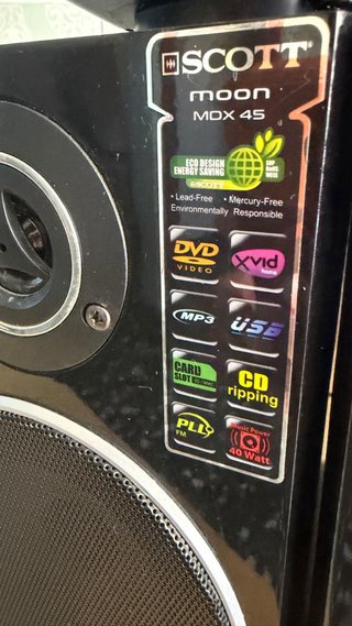 Mini cadena Scott DVD/USB/Radio