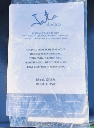 Plancha Eléctrica Terracota JATA GR.5A
