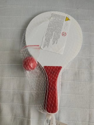Palas de Playa con Pelota Roja