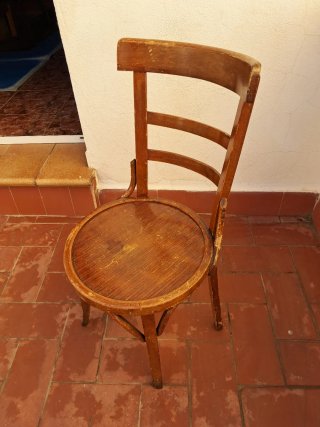 Silla Bistró Madera Marrón