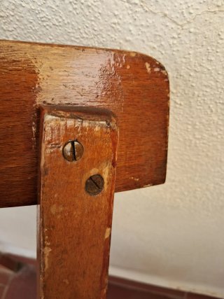 Silla Bistró Madera Marrón