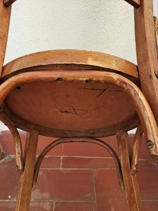 Silla Bistró Madera Marrón
