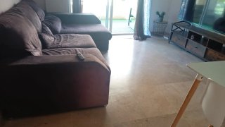 Sofá chaise longue tela