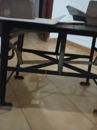 Balanza plegable 50 kg con dos pesos grandes