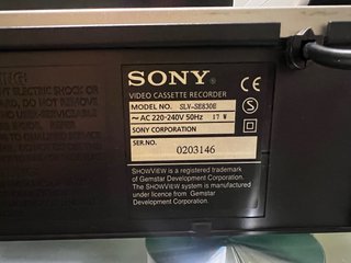 Reproductor vhs sony slv-se830e