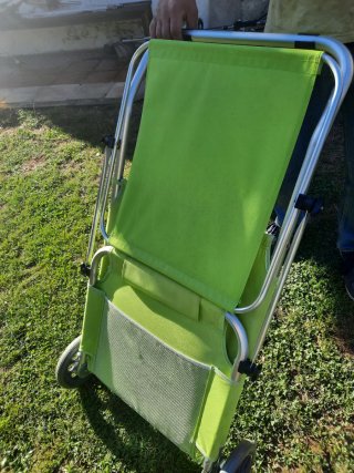 Hamaca playa con ruedas y bolso