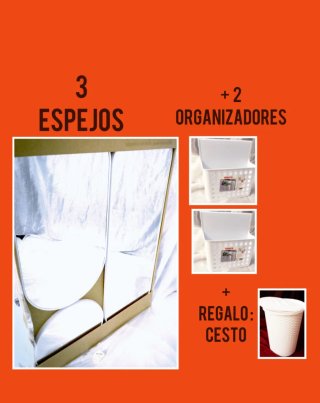 Specchi + Organizzatori + Cesto