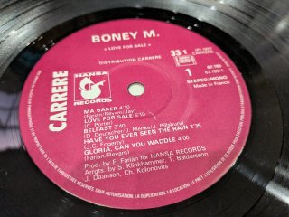 Boney M. Love For Sale LP Vinilo