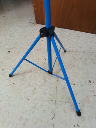 Atril Música Metálico Plegable Azul