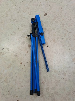 Atril Música Metálico Plegable Azul