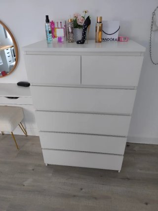Cómoda Malm IKEA Blanca