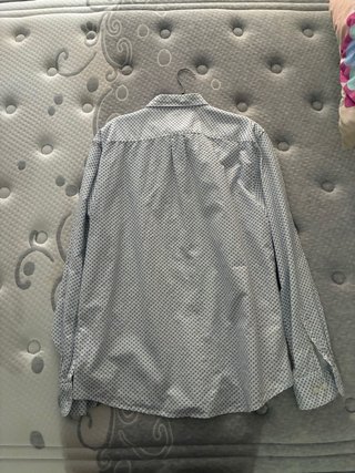 Camisa Pedro del Hierro microestampado azul Talla