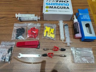 Kit purga frenos disco hidráulicos bici