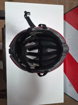 Casco de ciclismo Eleo rojo