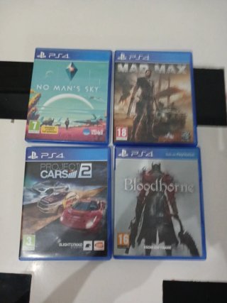 4 Juegos PS4: No Man's Sky, Mad Max, Project Cars