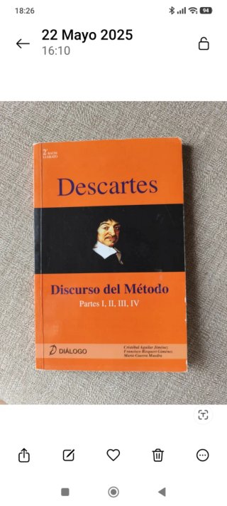 Discurso del método I-II-III-IV