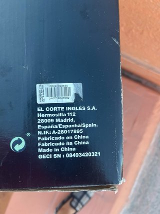 Patinete El Corte Inglés Tijuana con Caja