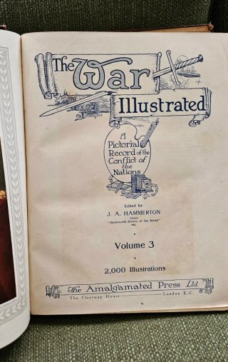 THE WAR ILLUSTRATED: Libro Antiguo
