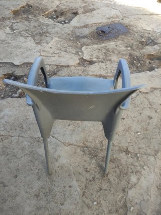 Sillas de plástico para terraza (2 unidades)