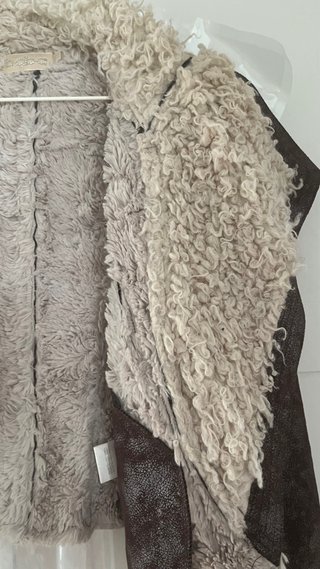 Chaqueta aviador marrón con borreguito