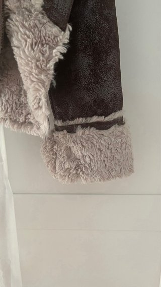 Chaqueta aviador marrón con borreguito