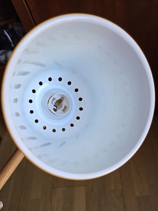 Lámpara escritorio madera y metal Maisons du Monde