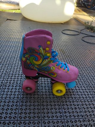 Patines de 4 Ruedas Fila Rosas, talla 36