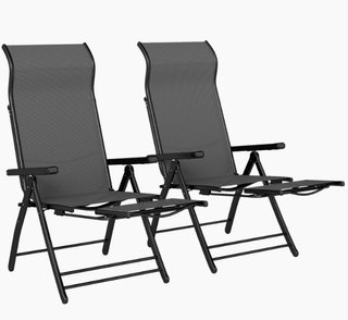 Pack 2 Sillas Jardín Plegables Reclinables