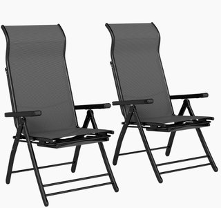 Pack 2 Sillas Jardín Plegables Reclinables