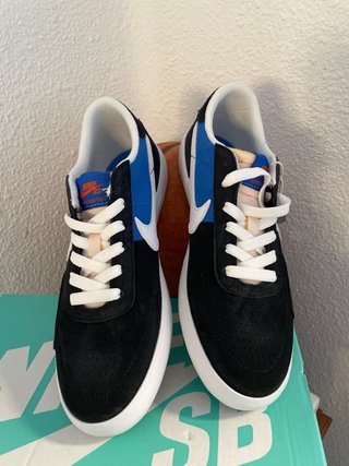 Nike Zapatillas Talla 38.5 Negras y Azules