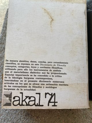 Diccionario de la filosofía