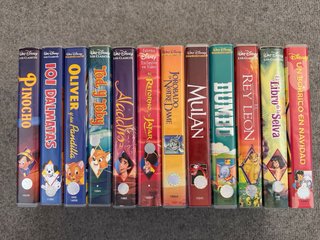 Películas VHS Clásicos Disney Originales