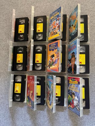 Películas VHS Clásicos Disney Originales