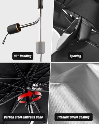 Parasol Coche Parabrisas Delantero Plegable
