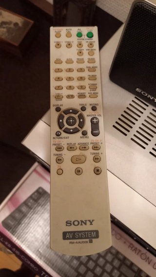 Amplificador Sony Plata con Altavoces