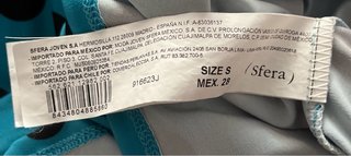 Vestido Sfera lunares azul talla S