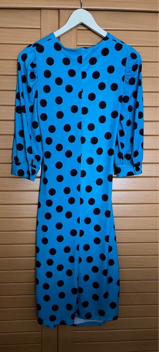 Vestido Sfera lunares azul talla S