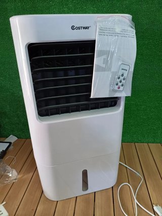 Costway Ventilador evaporativo 3 en 1 de 20L, 65W