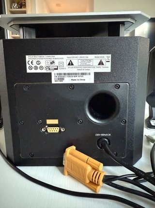 Altavoces Ordenador con Subwoofer Plata