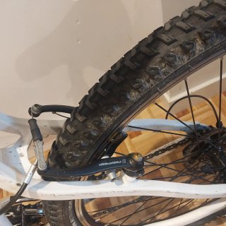 Bicicleta Montaña Rockrider Blanca