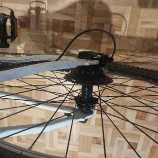 Bicicleta Montaña Rockrider Blanca