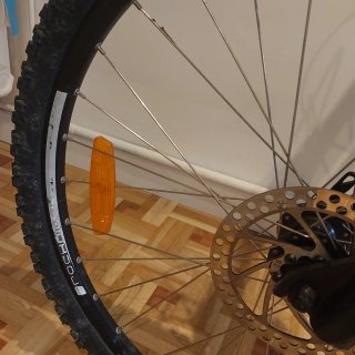 Bicicleta Montaña Rockrider Blanca