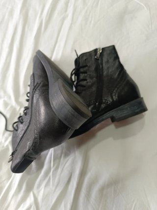 Stivaletti neri pelle donna taglia 40